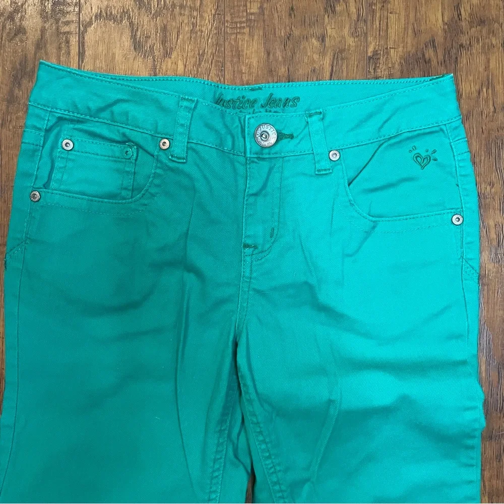 Justice Green Jeans 10 1/2